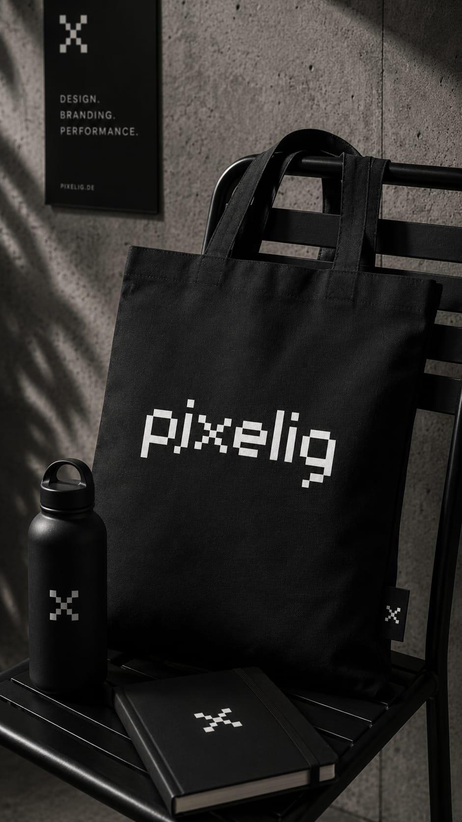 T-Shirt Rückseite mit X-Mark